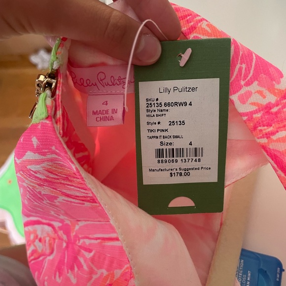Pink Flamingo Lily Pulitzer Dress - Picture 5 of 5